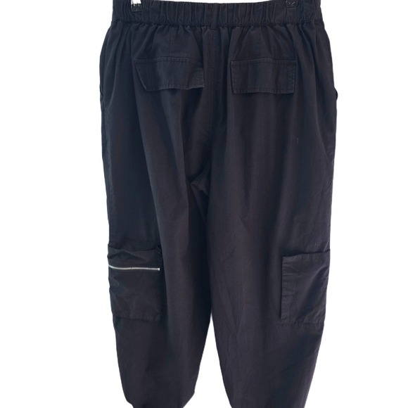 Orange Kiss Essentials Multi-Pocket Cargo Joggers | Black Techwear Size L - Picture 4 of 11